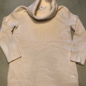 Vineyard Vines Wool Blend Turtleneck Knit Sweater